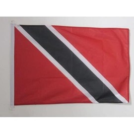 Trinidad and Tobago Nautical Flag 18'' x 12'' - Tobagonian Flags 30 x 45 cm - Banner 12x18 in for Boat - Drapeau Trinidad-et-Tobago AZ FLAG