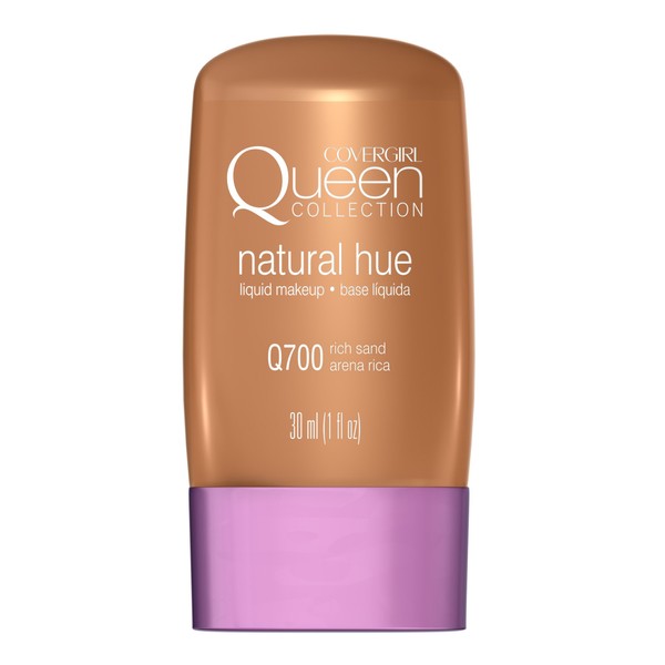 COVERGIRL Queen Natural Hue Liquid Makeup Rich Sand 700, 1 oz (packaging may vary)