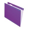 Pendaflex 415215VIO Hanging Folder, 1/5 Tab Cut, Letter, 25/BX, Violet