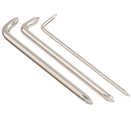 3 Pieces L-shaped Right Angle Screwdriver Set PH0 PH1 PH2 Phillips Screwdriver with 15mm Flat Angle Design for Tight Spaces