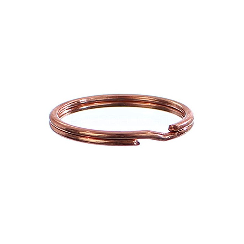CleverDelights Key Rings - Rose Gold Color - Strong Split