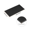sourcing map 1 Pcs Carbon Fiber Sheet 250×100×6mm Glossy Surface