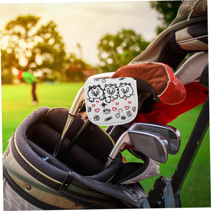 BESPORTBLE Funny Mallet Putter Cover Cat Pattern Club Protector Golf