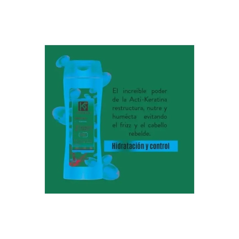 Kerashine Shampoo Hidratación Y Control 2en1 Keratina 650 Ml