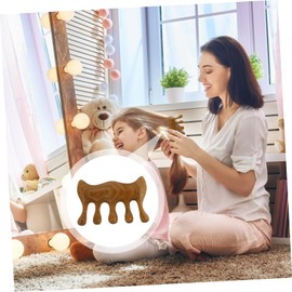 TOVINANNA Massager Brush Scalp Massager Scrubber Guasha Massage Tools Wooden Comb