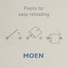 Moen Belfield Oil Rubbed Bronze Pivoting Toilet Paper Holder, YB6408ORB