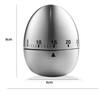 Stainless Steel Kitchen Timer Egg – Accurate Countdown Timer for