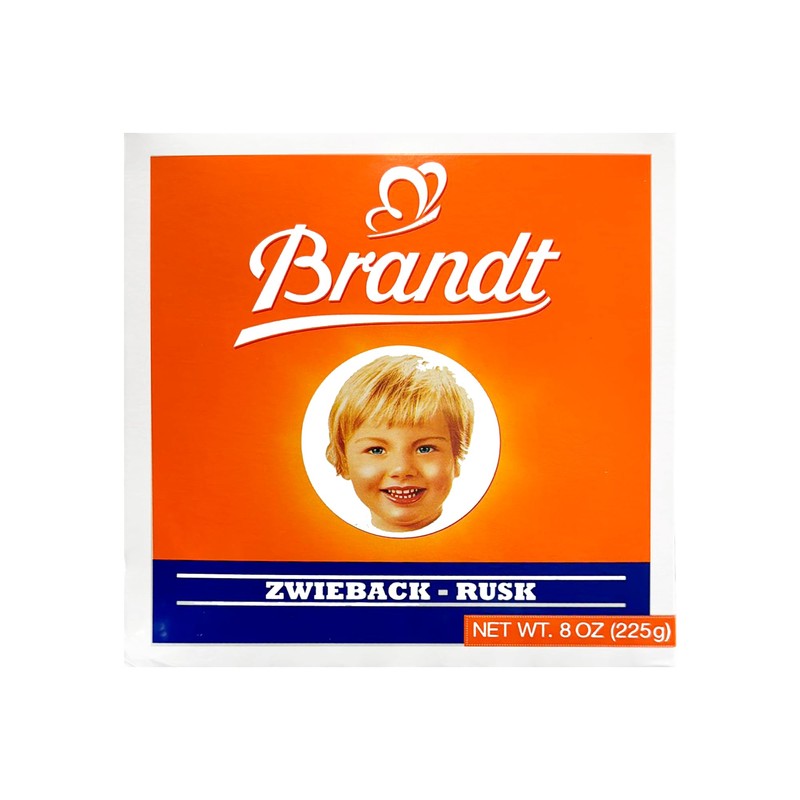Brandt Zwieback Rusk | Sweetened Crispy Bread | Perfect for