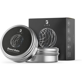 Bálsamo para Manejo y Fortalecimiento de Barba de 150 g. Ingredientes 100% Naturales, Cera para Bigote y Barba. Beard Balm B Life.
