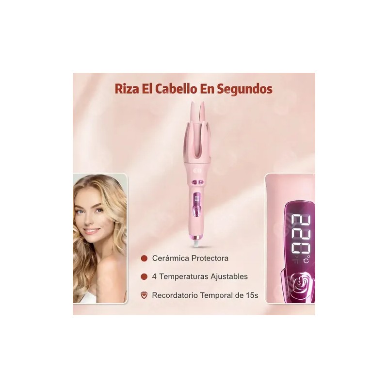 Jarphy Rizador De Cabello Ferros Automatic 32mm Rosa