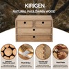 Kirigen Wood Desktop Storage Cabinet/Workspace Document Office necessity Organizer with