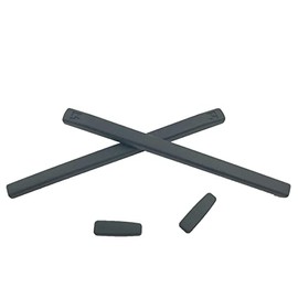 ExactFitt Temple Ear Socks and Nose Pads for IC! IC Berlin Eye Prescription Glass Eyeglasses Frames (Black - 1 Set)