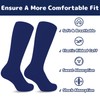 Toddler Baseball and Soccer Socks for Kids - Boys Navy
