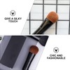 Mikinona Ergonomic Foundation Brush for Blush Concealer Dual-sided Makeup Brush