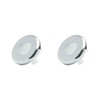 2-Pack Brass Sink Overflow Cover Ring, Round Bathroom Basin Overflow