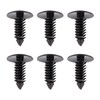 100pcs Car Door Trim Clips 7.5mm Hole Plastic Insert Rivets