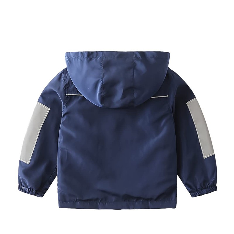 Volunboy Niños Chaqueta Cortavientos, Bebe Impresión Abrigos Prueba Viento Cazadora,