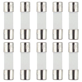 HUAREW F10AL250V 10 Pcs 5 x 20 mm 0.2x0.78 inch Fast Blow Ceramic Tube Fuses 10A 250V