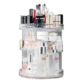 Organizador De Maquillaje Almacenamiento Con Rotación De 360                                                                                          