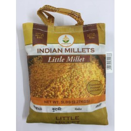 Shastha Little Millet (Samai)- 5 Lbs (Pack of 1) - Processed, Unpolished and Hulled