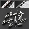 LUORNG 80 Heavy Duty Stainless Steel Hook Clips with Hooks,