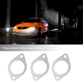 EMSea 5X Exhaust Gasket 2 Bolt 2.5Inch Downpipe Metal Jacket Reinforced Turbo 100mm