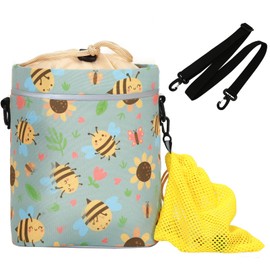 LOCAL LION Handlebar Bag Bicycle Children, Bicycle Bag Children's Handlebar with Shoulder Straps, Handlebar Bag Children's Bicycle for Girls Boys, Bicycle Basket Children Front for Scooter, Balance