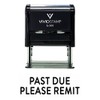 Past Due Please REMIT Self Inking Rubber Stamp (Black Ink)