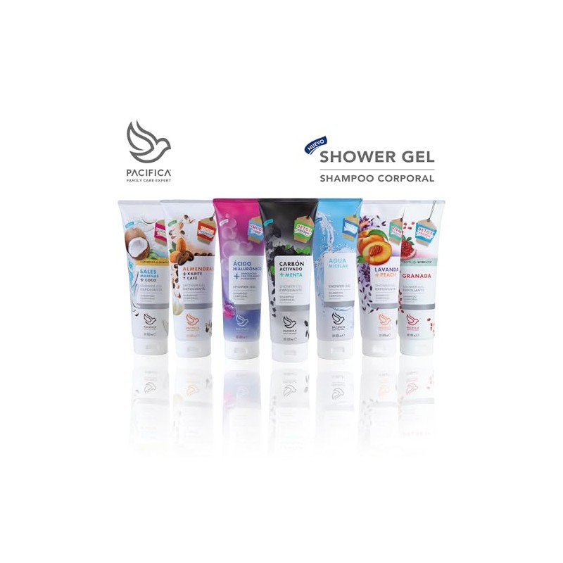 Pacifica Jabón Líquido Corporal Shower Gel Exfoliante Almendra + Karité