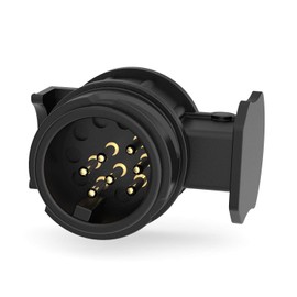 NEUE DAWN Anhängerkupplung Adapter 13 auf 7 polig 12V für PKW, Adapter KFZ anhänger 7 auf 13 polig, Adapterkabel 7 auf 13-polig anhängeradapter 13 auf 7 polig anhängerstecker für PKW 13 pin to 7 pin