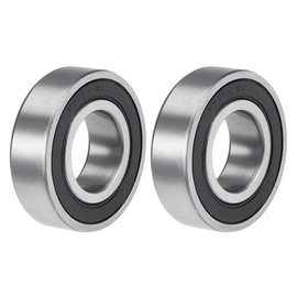 TOP-VIGOR 2Pcs 6205-2RS Deep Groove Ball Bearings, Z2 25mm x 52mm x 15mm Double Sealed Industrial Bearings, Chrome Steel Skateboard Bearings for Electrical Instrument Equipment