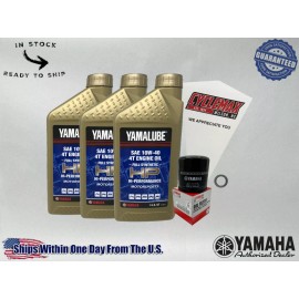Cyclemax Full Synthetic Oil Change Kit fits 2022-2025 Yamaha YZF-R7