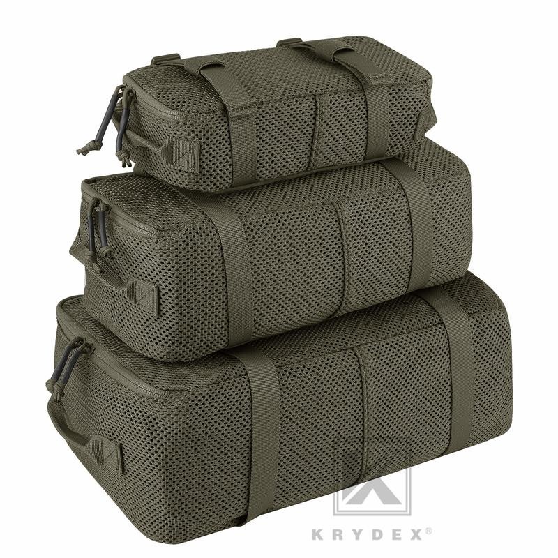 KRYDEX Tactical Modular Pouch Set Outdoor Backpack Organizer Travel Suitcase