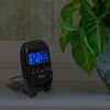 Equity by La Crosse 31302 LCD Fold-Up Travel Alarm Clock,Silver