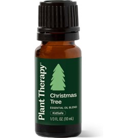 Plant Therapy Christmas Tree Holiday Essential Oil Blend 100% Pure-Undiluted-Natural-Therapeutic Grade 10 mL (1/3 oz)