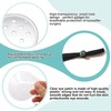 FSJLT 2pcs Clear Eye Shield After Cataract Surgery, Transparent Plastic