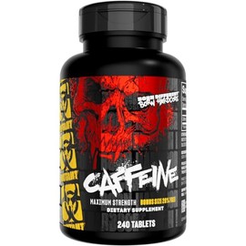 Mutant Cafeína 200 mg por Tableta, Sin Mezclas Patentadas, 240 Tabletas