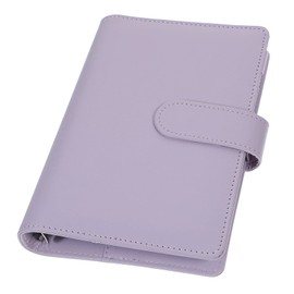 Kisangel Pregnancy Keepsake Journal with PU Hand Cover Mom and Memory Scrapbook for Milestone Recording Reflective Parent Photo Album Purple Macaron Design