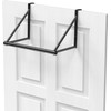SimpleHouseware Over The Door Closet Rod Hanger, Black
