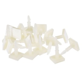 MECCANIXITY Sticky PCB Spacer Adhesive Standoffs Plastic Column 12.6mm Support Height for Circuit Board Fixed, Pack of 20
