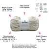 buvemu Buvemu Plush Faux Fur Bulky Yarn, Super Soft Fluffy