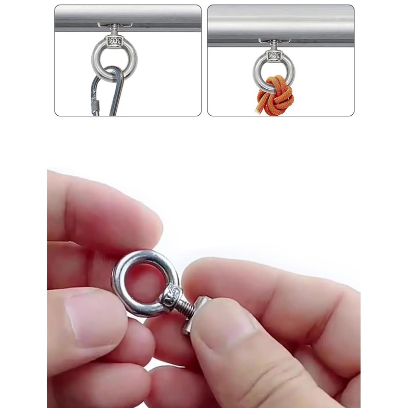 Xtremeauto Awning Rail Stoppers 4-Pack – M4 x 12mm Stainless