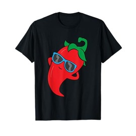 Cute Chili Fruit Relaxing Spicy Food Lazy Chili T-Shirt
