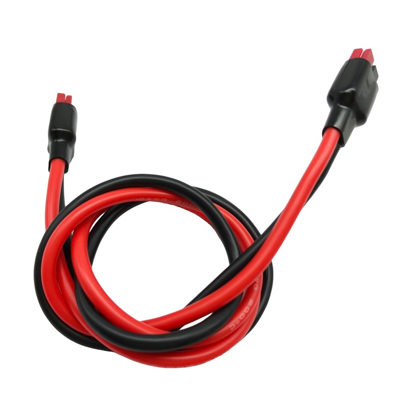 daier 2.3FT Extension Cable for Anderson Adaptor Wire Connector 10AWG