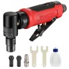 WORKPRO Compressed Air Rod Grinder 90° Angle Grinder 1/4 Inch