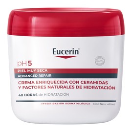 EUCERIN PH5 Advanced Repair Crema Corporal para Piel Muy Seca 450ml Enriquecida con Ceramidas y Factores Naturales de Hidratación                     