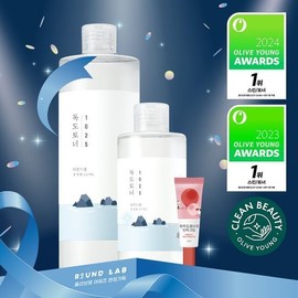 [2 consecutive years of 1st place/product gift] Round Lab 1025 Dokdo Toner 500ml Awards Project (+200ml + Camellia Cream 10ml) / 라운드랩 1025 독도 토너 500ml 어워즈 기획 (+200ml+동백 크림10ml)