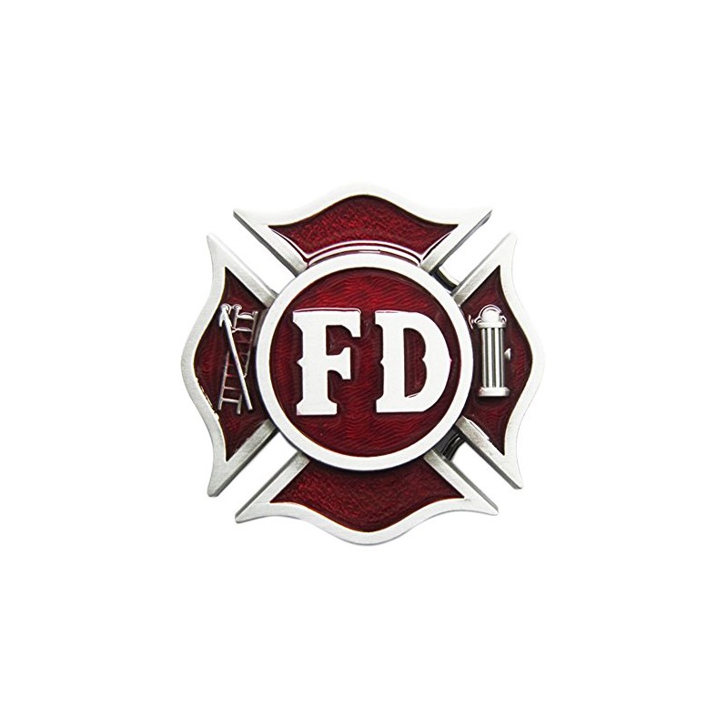 Urban Backwoods Fire Department VIII Belt Buckle for Interchangeable Belt