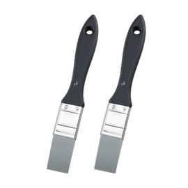 TAODAN 2PCS Flat Flexible Acrylic Colour Brush 1 Inch Wide Silicone Moulding Tools Painting Craft Shaper Suitable for Colouring Materials