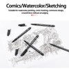 EASTHUA Set of 12 Micro-Pens, Fine Point, Fineliner Ink Pens,